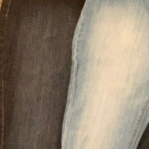 Dark wash high waist flare jeans